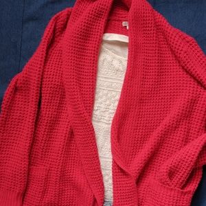 *SALE* Red Cardigan Sweater